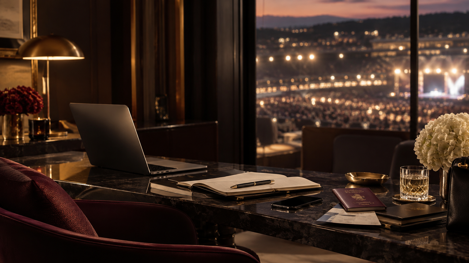 Premium hospitality and private concierge setting