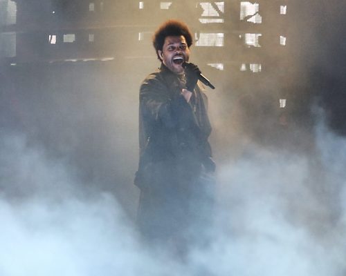 The Weeknd.performs on opening night of his tour at Lincoln Financial Field, Thursday,  July 14, 2022